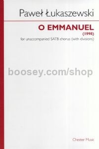 O Emmanuel (SATB)