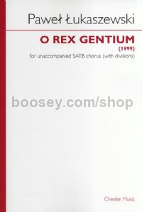 O Rex Gentium (SATB)