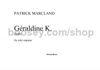 Géraldine K. (Solo Soprano)