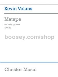Matepe For Reed Quintet (Score & Parts)