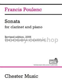 Sonata for clarinet and piano (Revised edition, 2006)