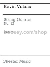 String Quartet No.12 (Score)