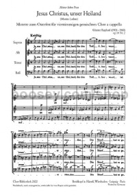 Jesus Christus op. 39/2 (choral score)