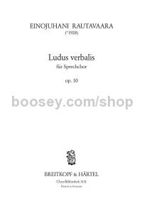 Ludus Verbalis op. 10 (choral score)