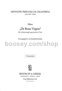 Missa 'De beata Virgine' (choral score)
