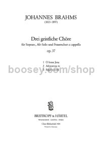 3 geistliche Chöre op. 37 (choral score)