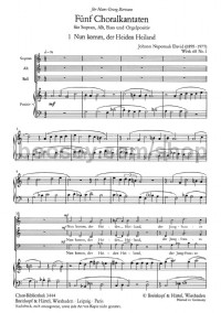 Choralkantate Wk 60/1 (choral score)