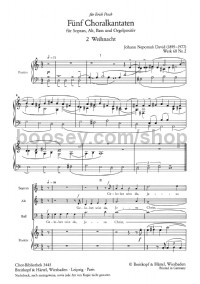 Choralkantate Wk 60/2 (choral score)