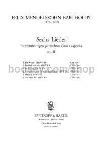 Im Walde - SATB (choral score)