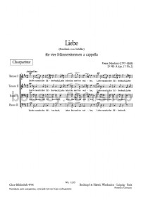 Liebe D983 (choral score)