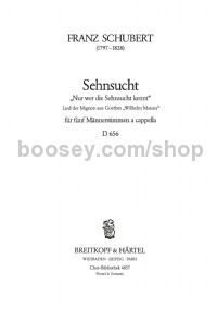 Sehnsucht D 656 (choral score)