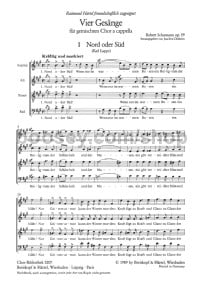 4 Songs Op. 59 (choral score)