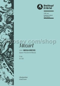 Missa brevis in C major K. 258 (choral score)