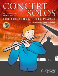 Concert Solos for the Young Flute Player - Flute (Book & CD)