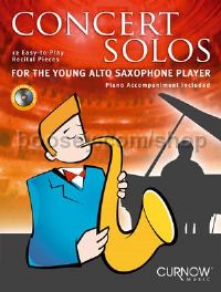 Concert Solos for the Young Alto Saxophone Player (Book & CD)