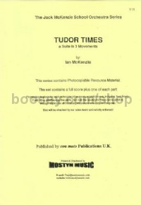 Tudor Times (Full Orchestral Set)