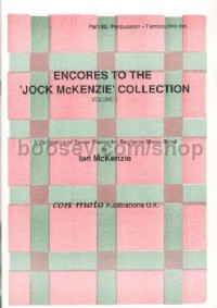 Encores to Jock McKenzie Collection Volume 1, brass band, part 6b, Percussi