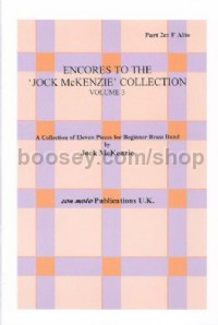 Encores to Jock McKenzie Collection Volume 3, brass band, part 2c, F Alto