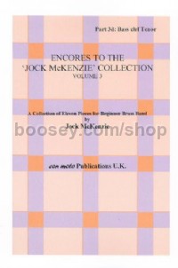 Encores to Jock McKenzie Collection Volume 3, brass band, part 3d, bass cle