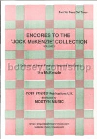 Encores to Jock McKenzie Collection Volume 1, wind band, part 3d, Bass Clef