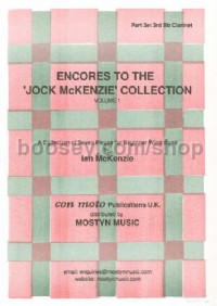 Encores to Jock McKenzie Collection Volume 1, wind band, part 3e, 3rd Bb Cl