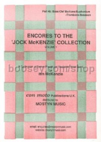 Encores to Jock McKenzie Collection Volume 1, wind band, part 4b, Bass Clef
