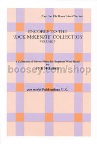 Encores to Jock McKenzie Collection Volume 3, wind band, part 3a, Eb Horn