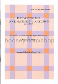 Encores to Jock McKenzie Collection Volume 3, wind band, part 3e, 3rd Bb Cl