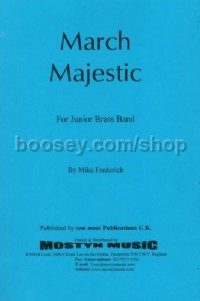 March Majestic (Brass Band Score Only)