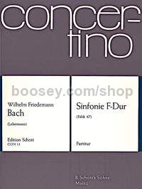 Sinfonie in F major Falck 67 - string orchestra (score)