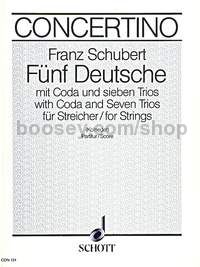 5 German - string quartet, string quintet or string orchestra (score)