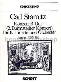 Concerto No. 2 in Bb major - clarinet & orchestra (score)
