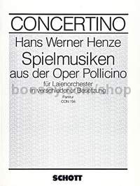 Spielmusiken - orchestra (score)