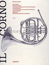 Concertino in D major - 2 horns & piano reduction