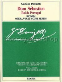 Dom Sebastien Roi De Portugal - Vocal Score (Softcover)