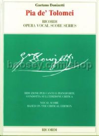 Pia De' Tolomei - Vocal Score (Softcover)