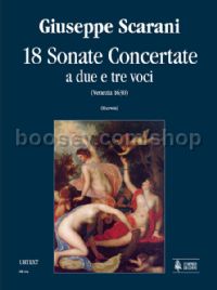 18 Sonate Concertate a due e tre voci (Venezia 1630) (score)