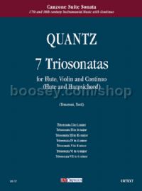 7 Triosonatas for Flute, Violin & Continuo, Vol. 1: Triosonata I in C maj (score & parts)