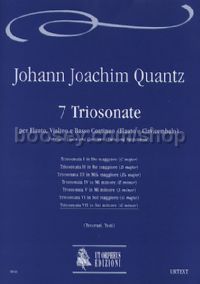 7 Triosonatas for Flute, Violin & Continuo, Vol. 7: Triosonata VII in G min (score & parts)