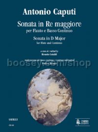 Sonata in D Major for Flute & Continuo (score & parts)