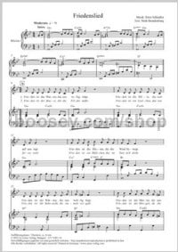 Friedenslied (Vocal Score)