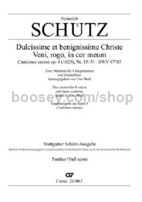 Dulcissime et benignissime Christe (Mixed Choir)