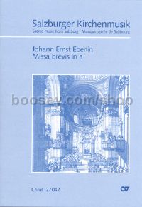 Missa brevis in A (Full Score)