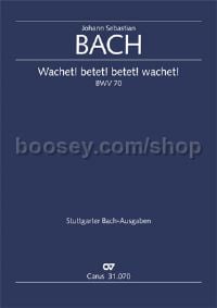 Wachet! betet! betet! wachet! (Full Score)