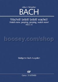 Wachet! betet! betet! wachet! (Vocal Score)