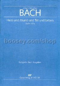 Herz und Mund und Tat und Leben BWV 147a (Full Score)