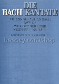 Wo Gott der Herr nicht bei uns halt BWV 178 (Score)
