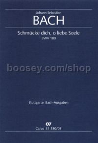 Schmücke dich, o liebe Seele BWV 180 (Vocal Score)