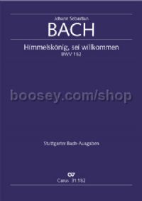 Himmelskonig, sei willkommen BWV 182 (Full Score)