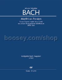 Matthäus-Passion (Full Score)